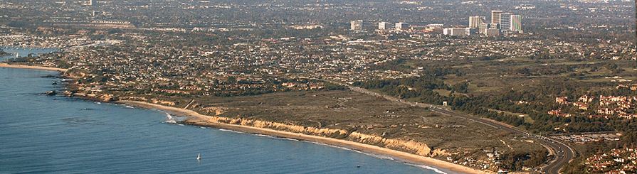 Orange County from above.